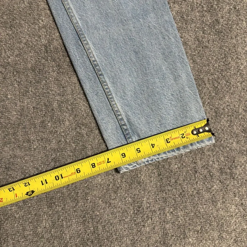 Vtg Levis 512 Denim Jeans Mens 36x34 Blue Straight 5 Pocket Made Mexico Y2K